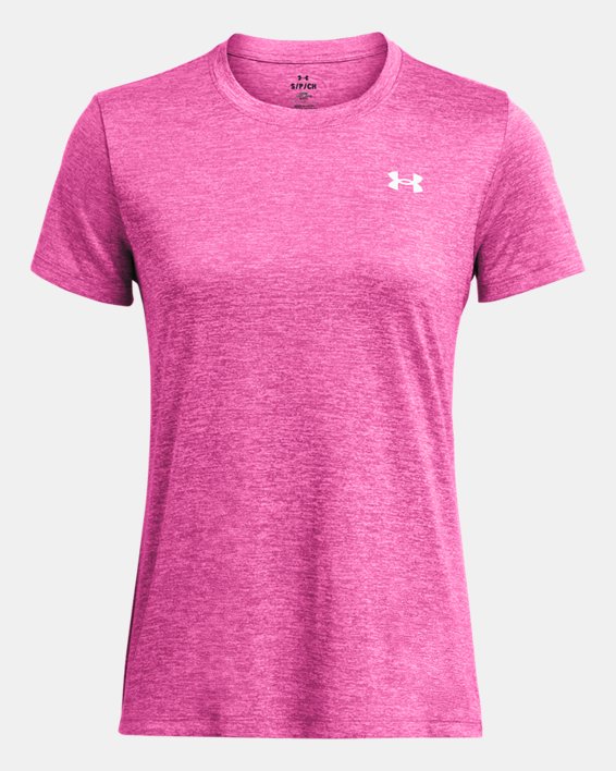 Camiseta de manga corta UA Tech™ Twist para mujer, Pink, pdpMainDesktop image number 2